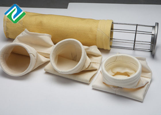 Tissu tissé de fibre de verre de PTFE sachets filtre de ciment de 25 microns