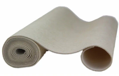 Tissu filtrant industriel d'incinération des déchets blanche d'Aramid