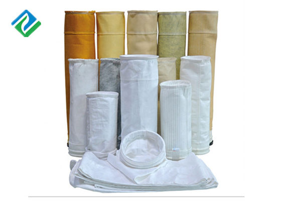 Silo de ciment 550gsm sachets filtre de polyester de 300 microns