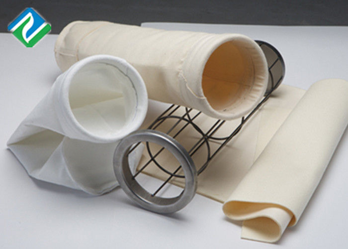 Tissu tissé de fibre de verre de PTFE sachets filtre de ciment de 25 microns